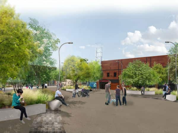 Centre commercial de la Fontaine d'Ouche place SPLAAD