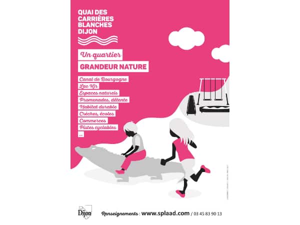 Quai des carrières blanches affiche croco jeux SPLAAD