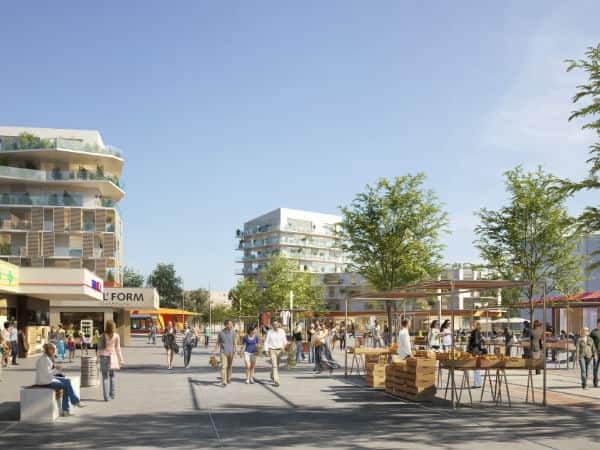 SPLAAD Quetigny projet coeur de ville place