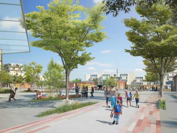 SPLAAD Quetigny projet coeur de ville place